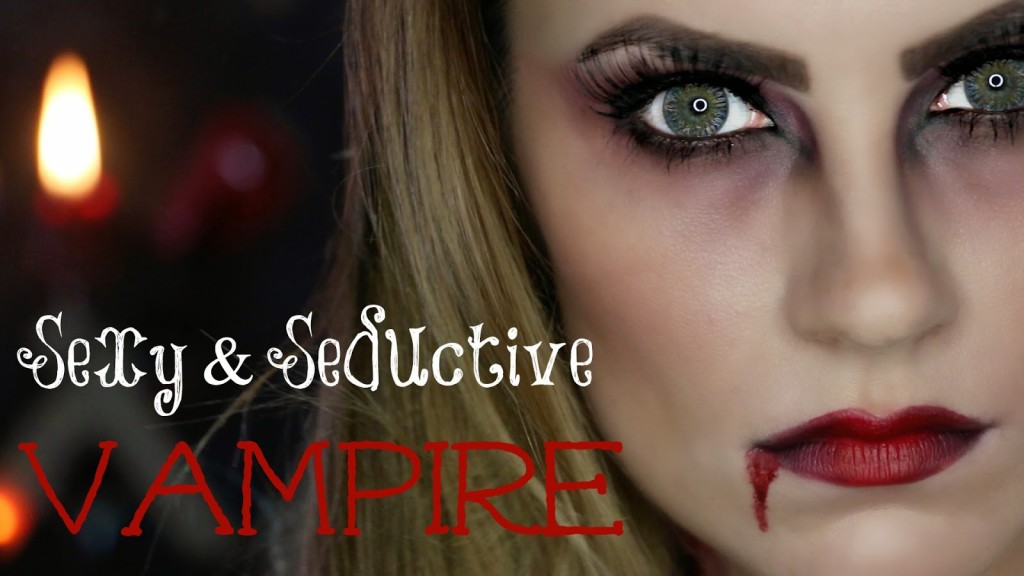 VIDEO: Sexy, Seductive Vampire Halloween Makeup - Hello by Angela Lanter