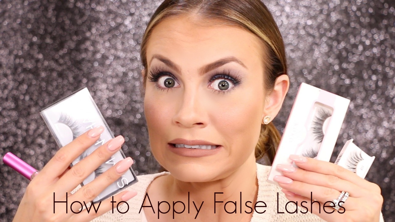 How to Apply False Eyelashes