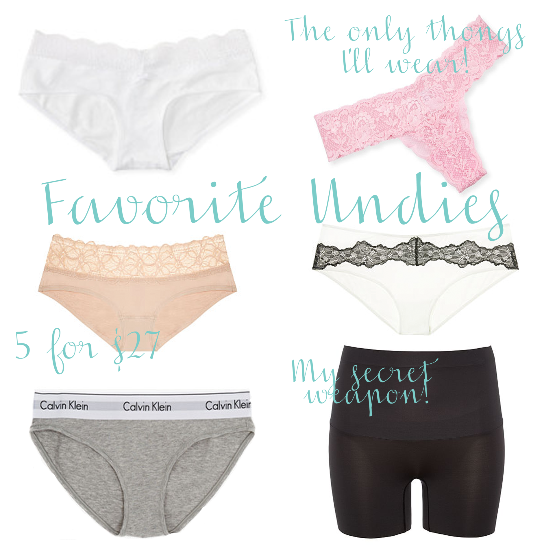 My Favorite Undies/Panties - Hello Gorgeous, by Angela Lanter