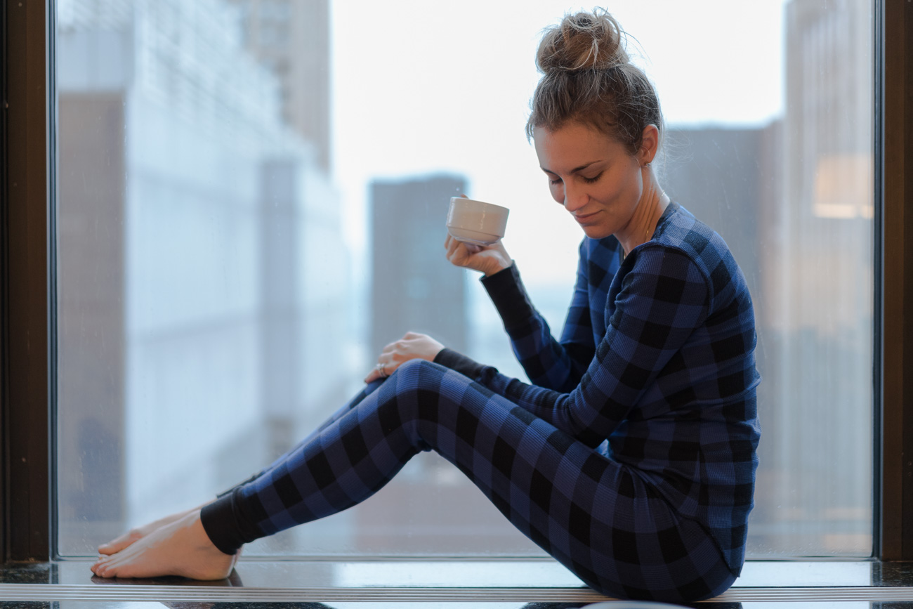 girl talk tuesday: things successful women do every day old navy plaid thermal pajamas angela lanter hello gorgeous