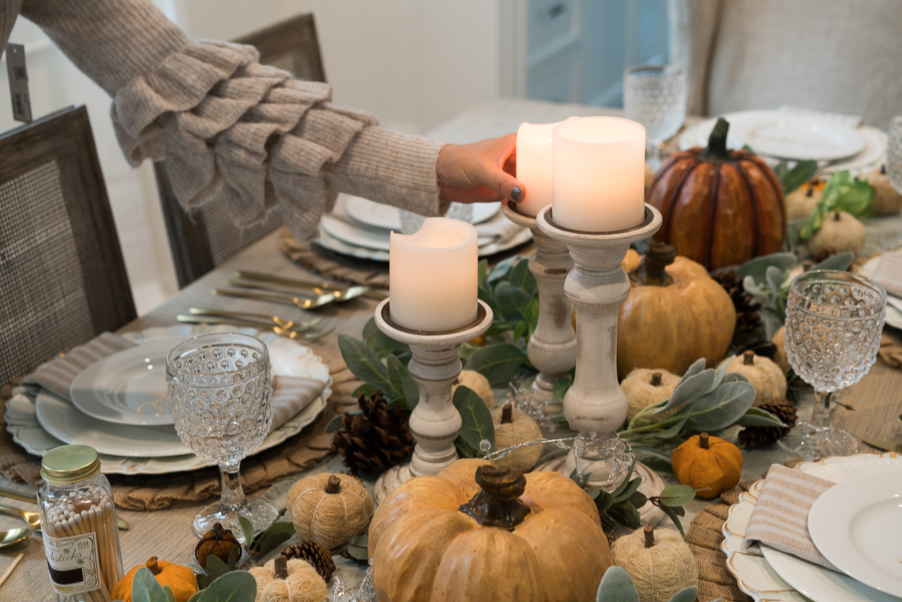 Dining Room Reveal & Thanksgiving Tablescape Angela Lanter Hello Gorgeous