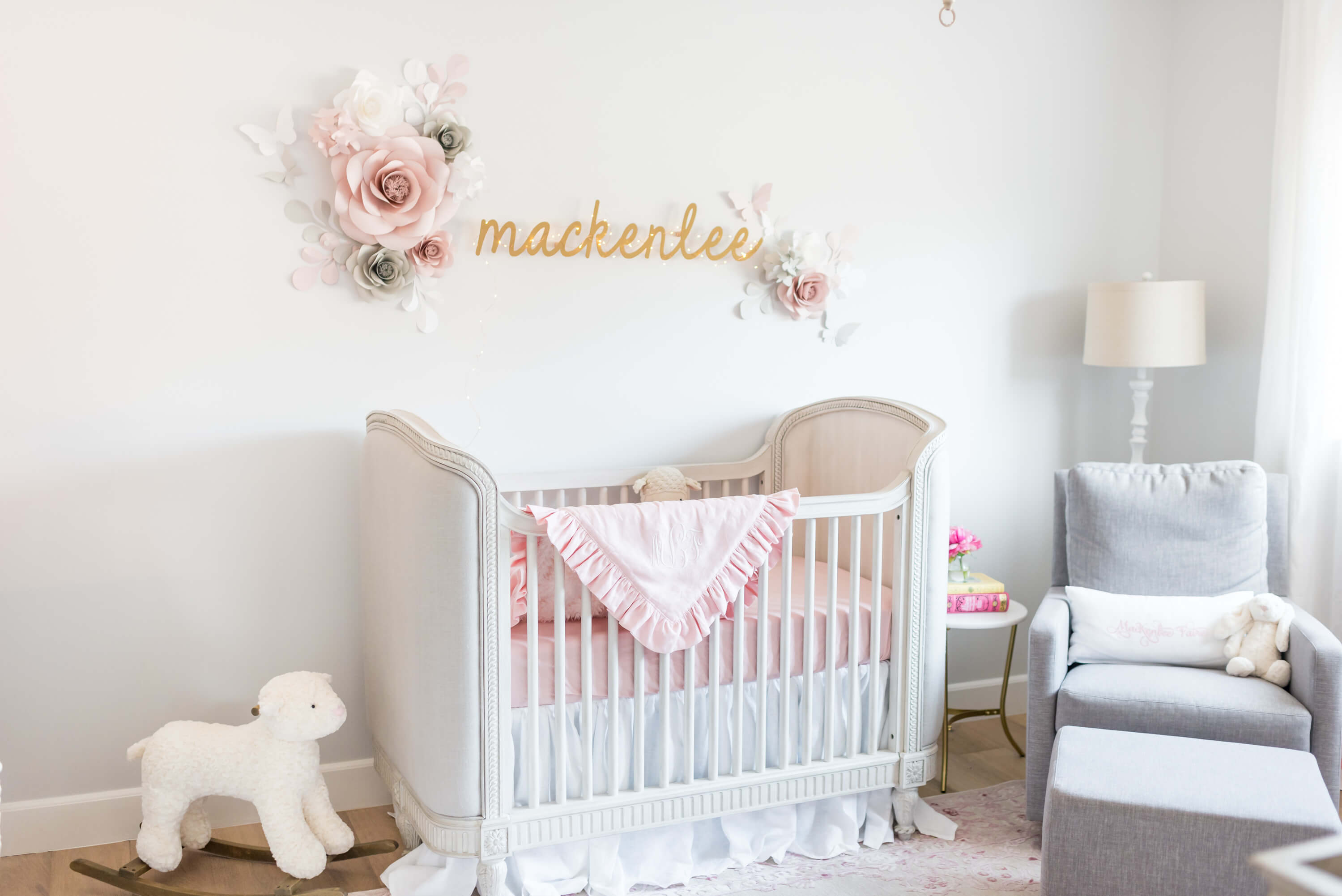 MacKenlee Faire Nursery reveal Angela Lanter hello gorgeous