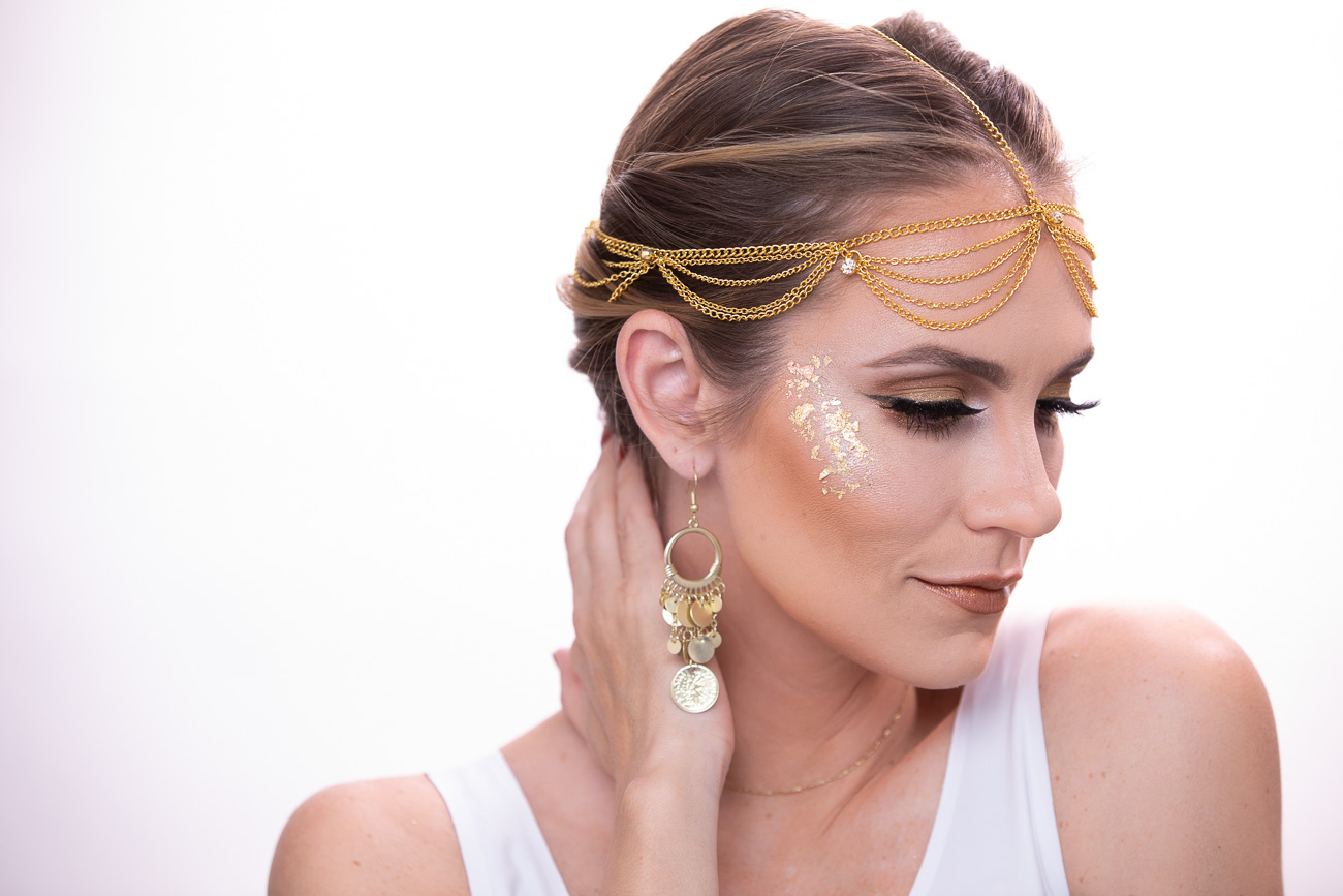 Golden Greek Dess Makeup