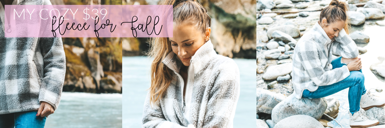 My Cozy $39 Fleece for Fall