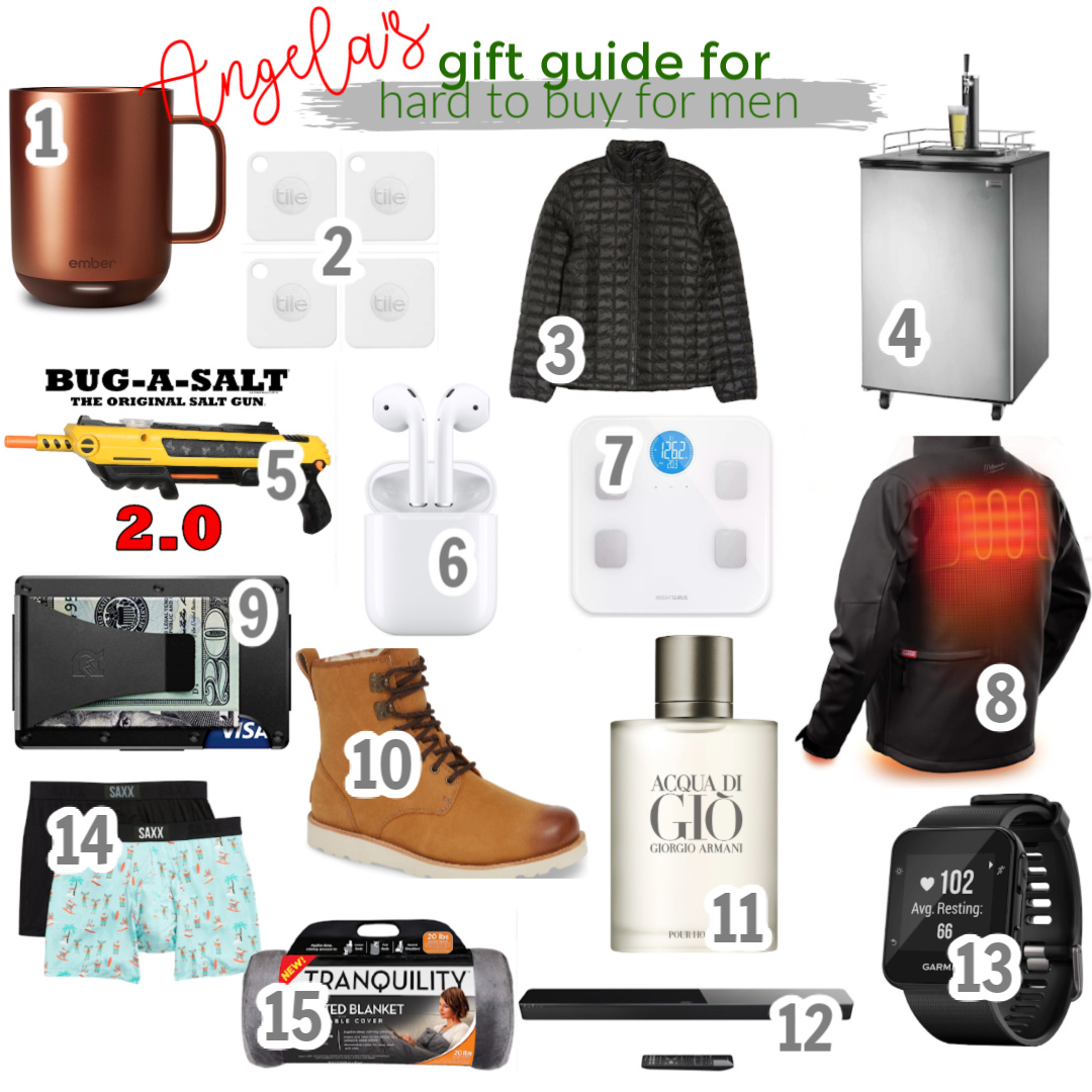 Gift Guide Hard to Buy for Men Hello by Angela Lanter