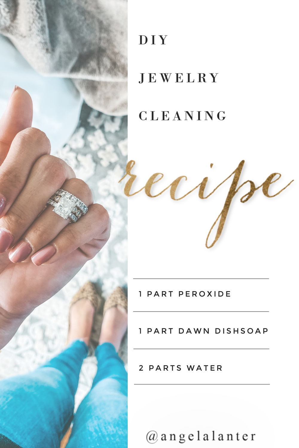 BEST DIY Jewelry Cleaner Liquid Recipe!