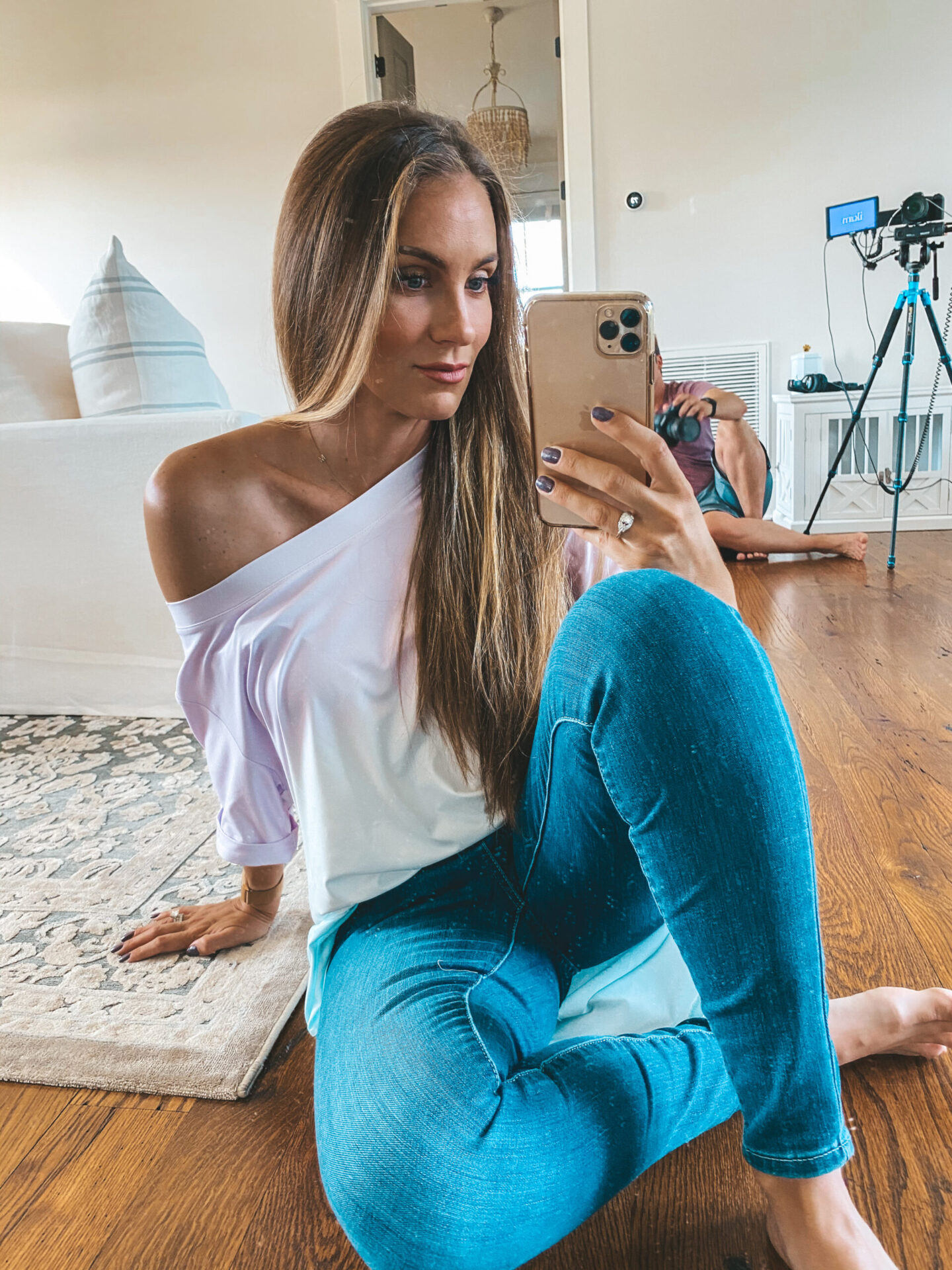 GTT: The (un)Reality of Social Media, Casual Flare Jeans Outfit for Fall -  Hello Gorgeous, by Angela Lanter