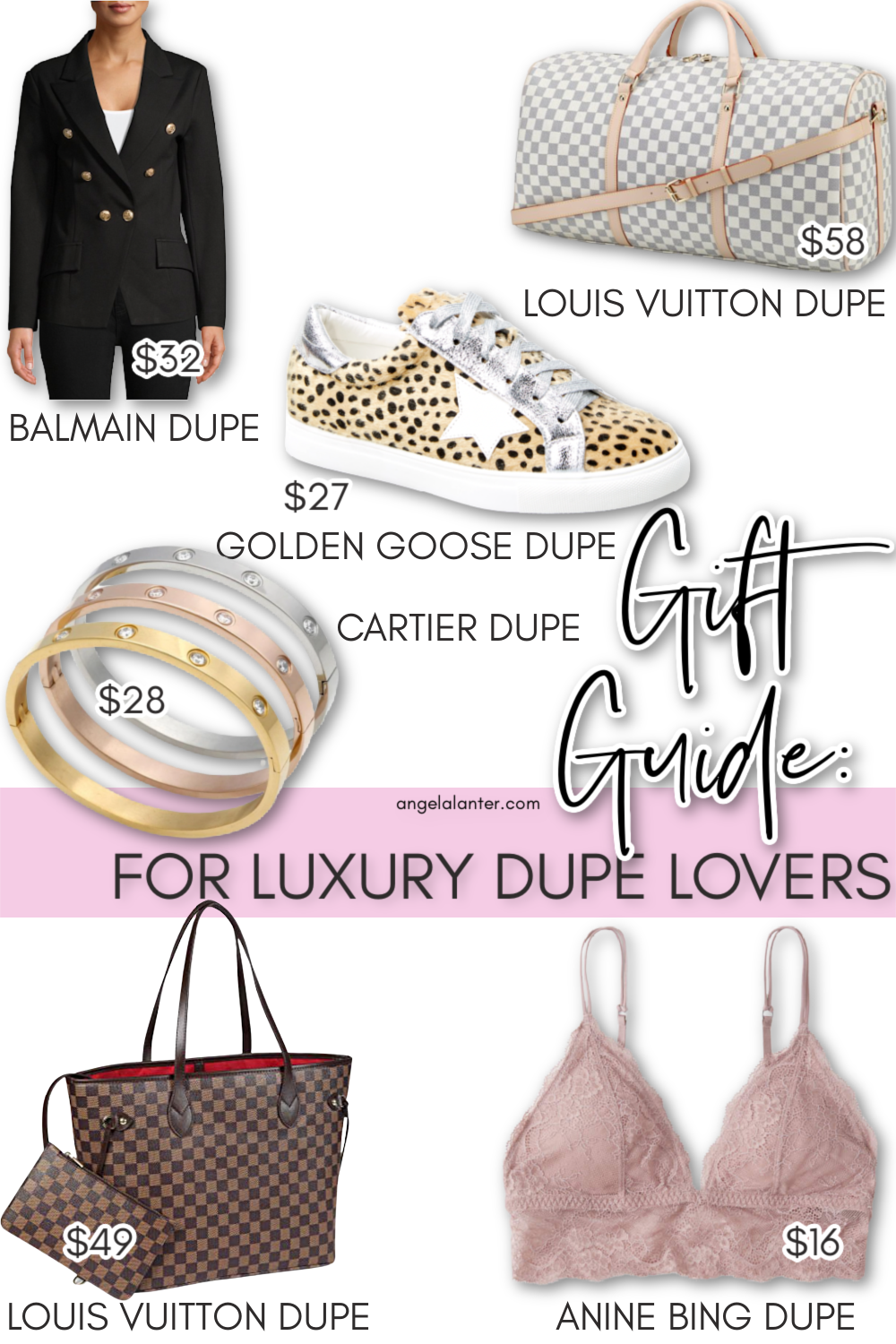 Christmas Gift Guide for Luxury Dupe Lovers - Hello Gorgeous, by Angela  Lanter