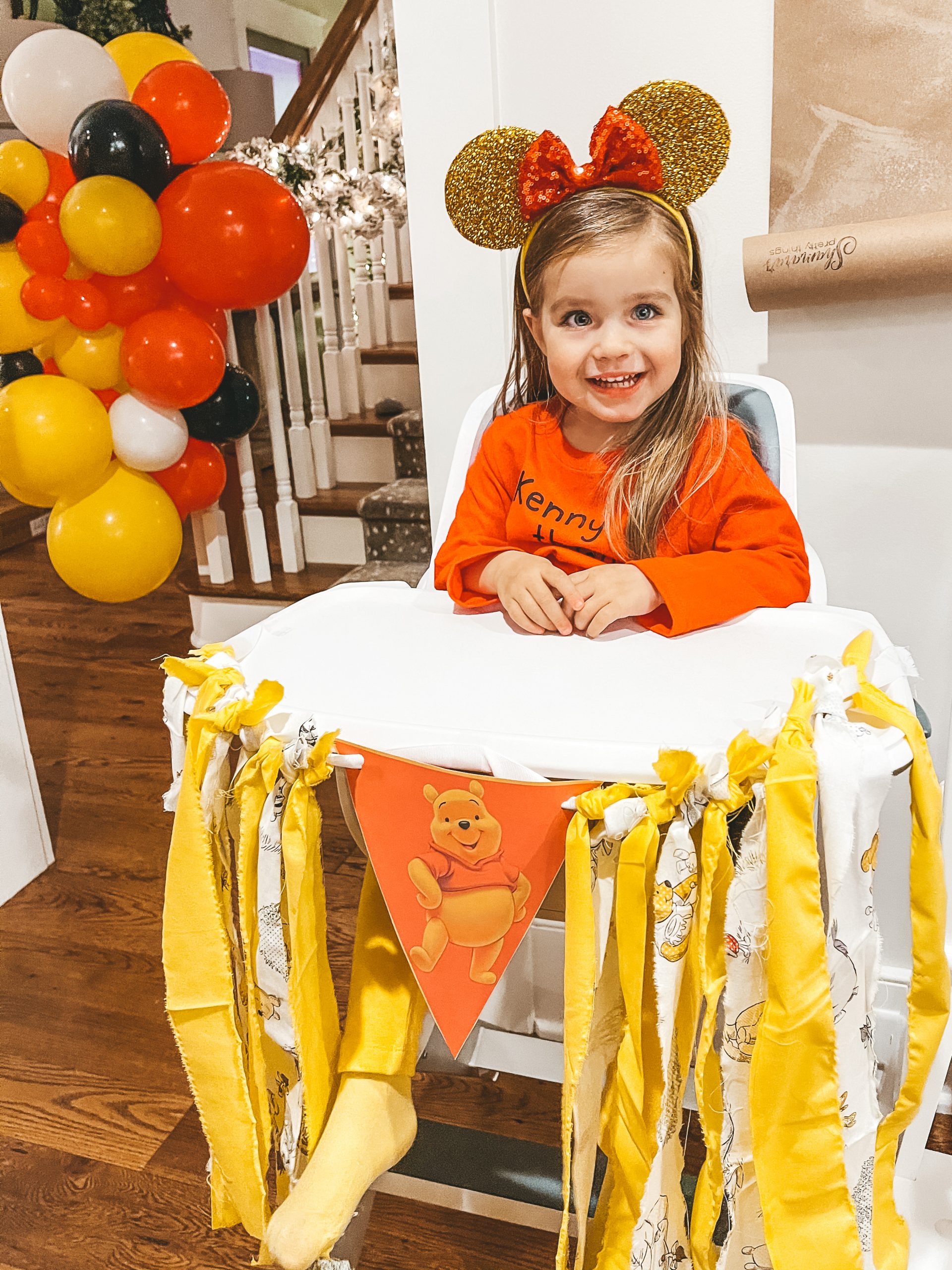 Winnie the pooh 1st birthday best sale girl outfit