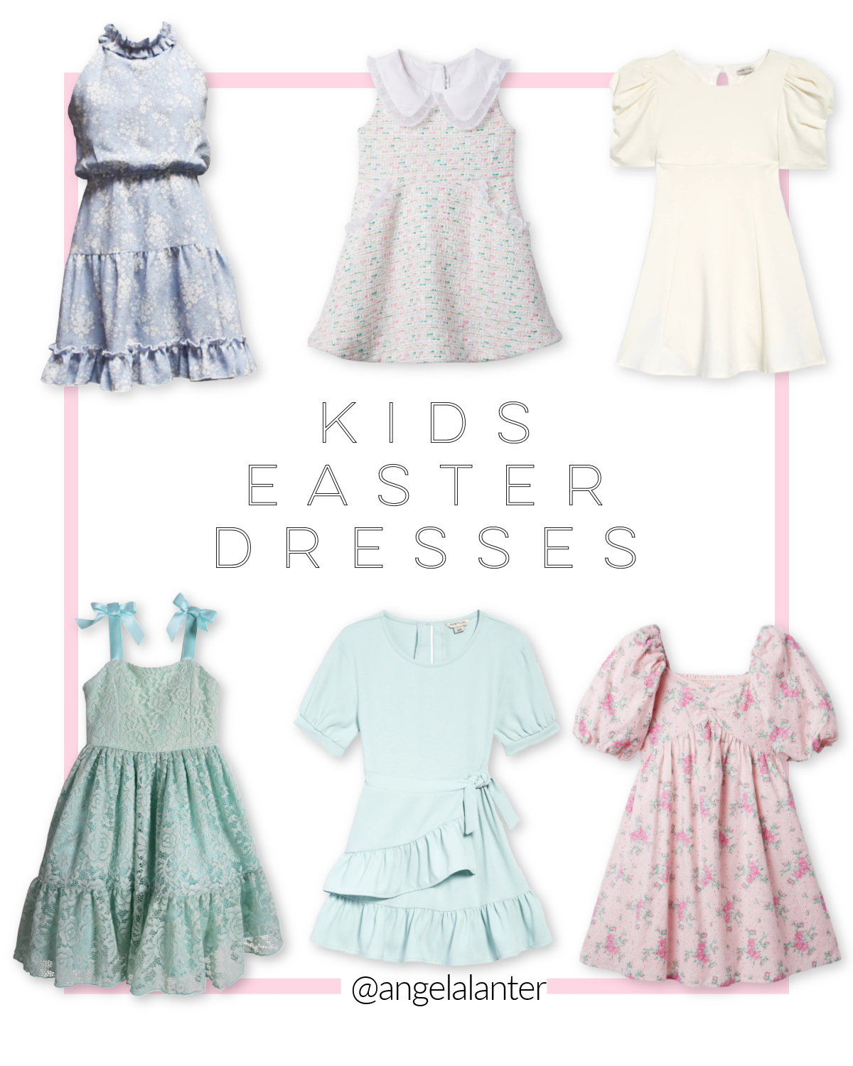 Mommy and me Easter dresses by Angela Lanter 2022