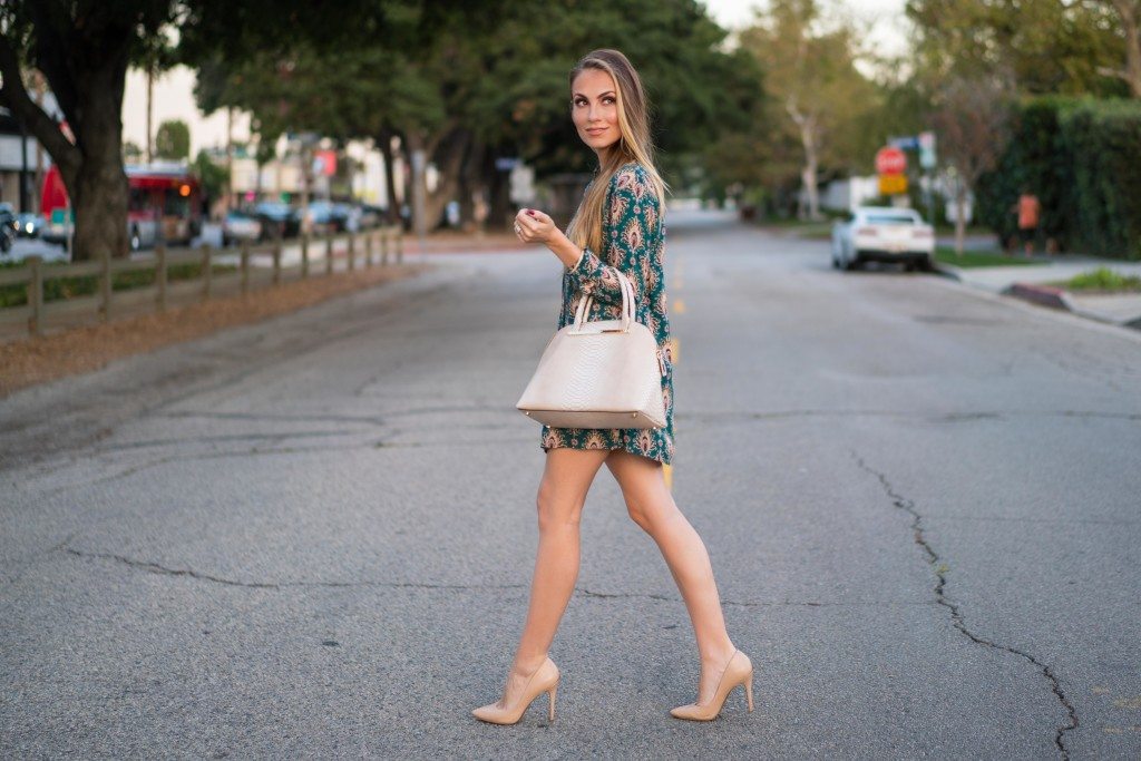 Nude dress and clearance heels