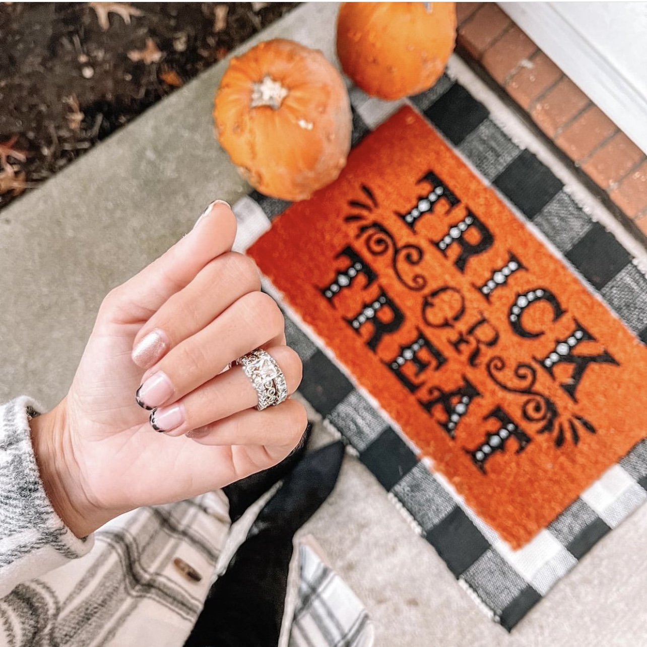 neutral nude nails with tortoise french manicure and shimmer best nails angela lanter beauty blogger 2022