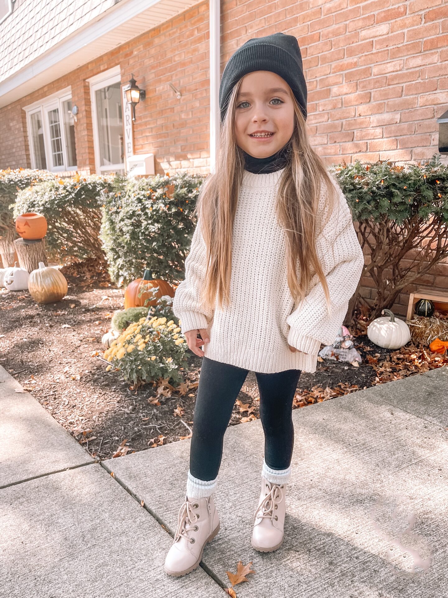 fall fashion for kids toddler girl sweater and leggings 2022 angela lanter lifestyle fashion blogger