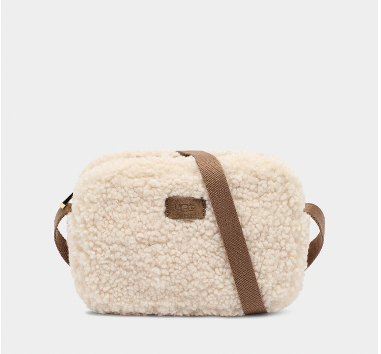 Janey II Sherpa crossbody bag Ugg boots by fashion blogger Angela Laner my christmas wish list