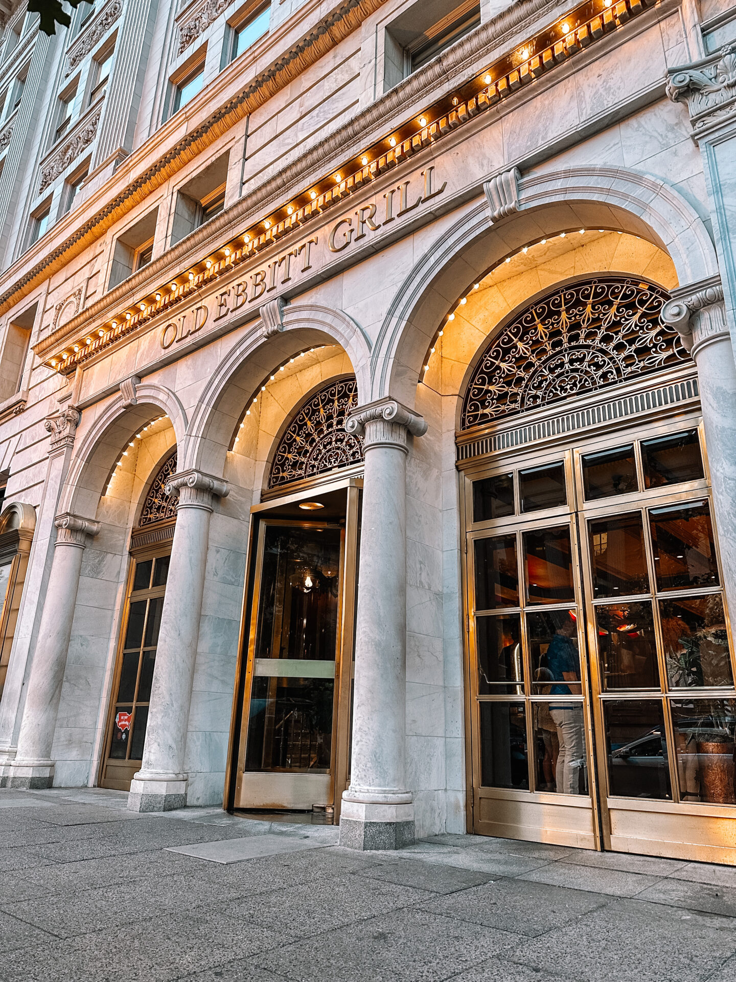Old Ebbitt Grill Washington DC review by travel blogger Angela Lanter