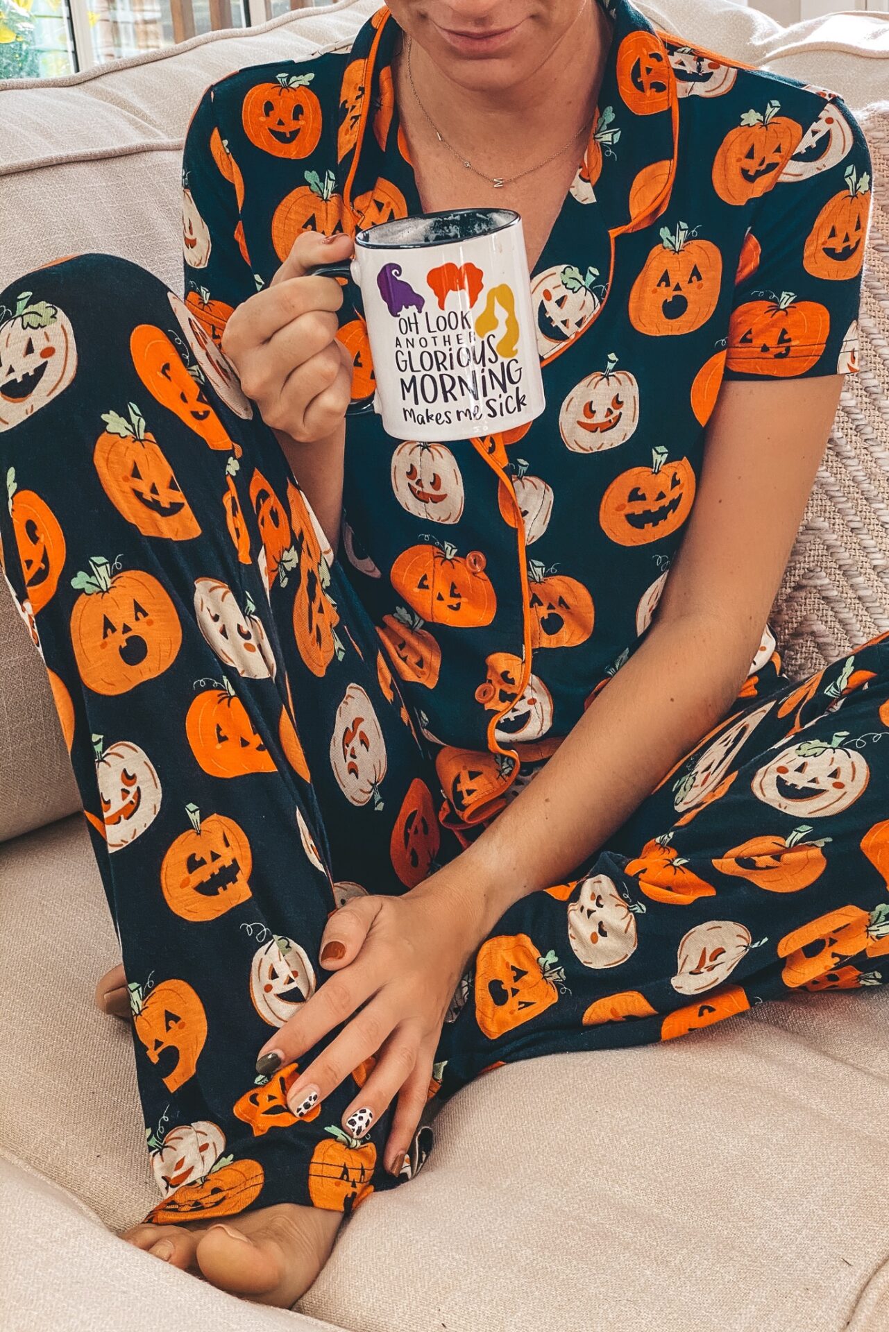 Target Halloween pjs by lifestyle blogger Angela Lanter