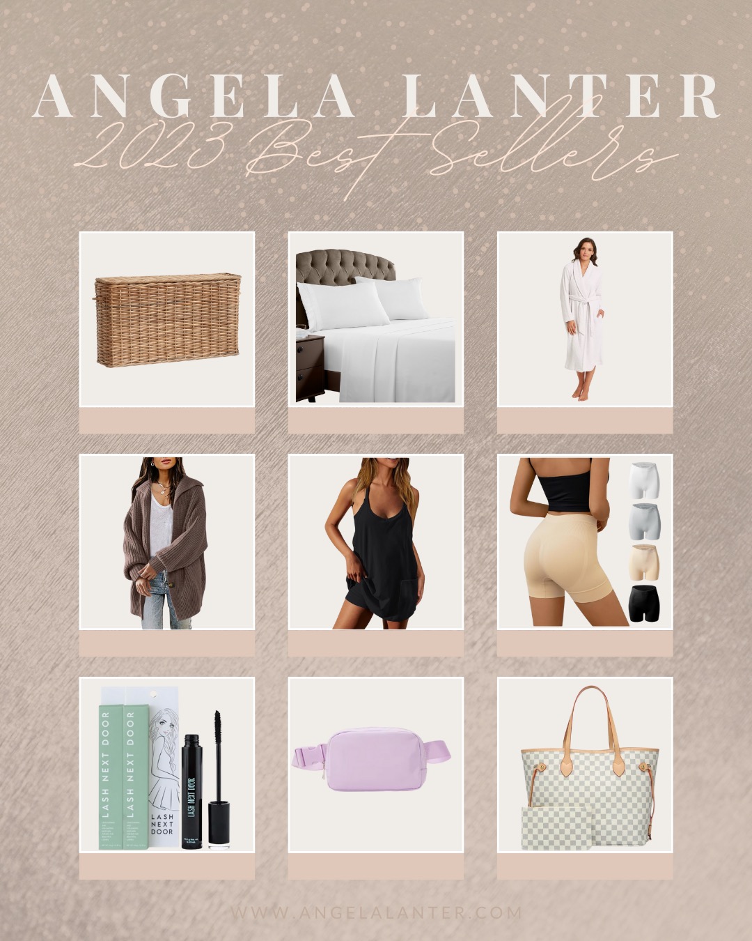 top sellers of 2023 by lifestyle blogger Angela Lanter