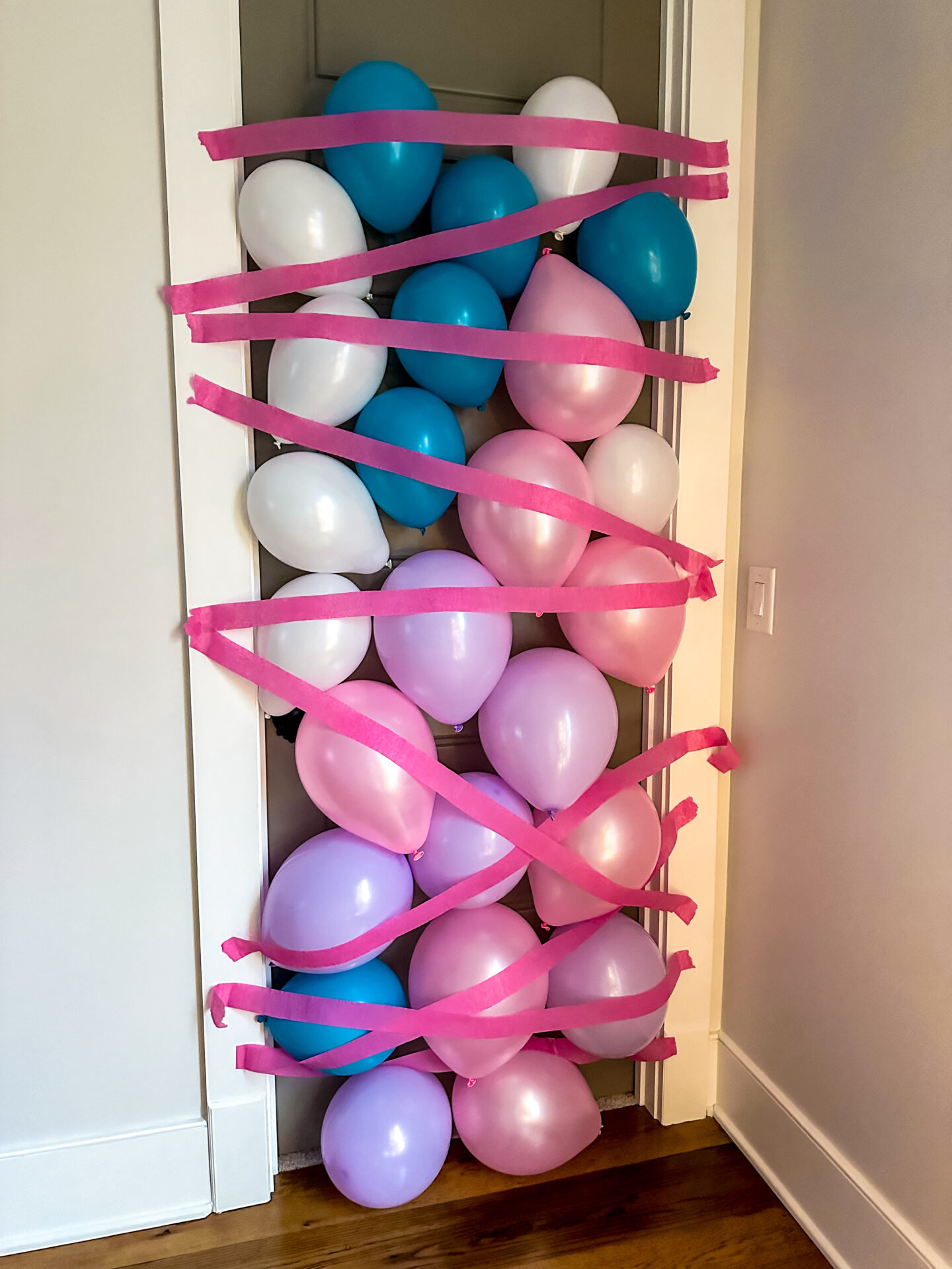 birthday door decorations for kids by lifestyle blogger Angela Lanter