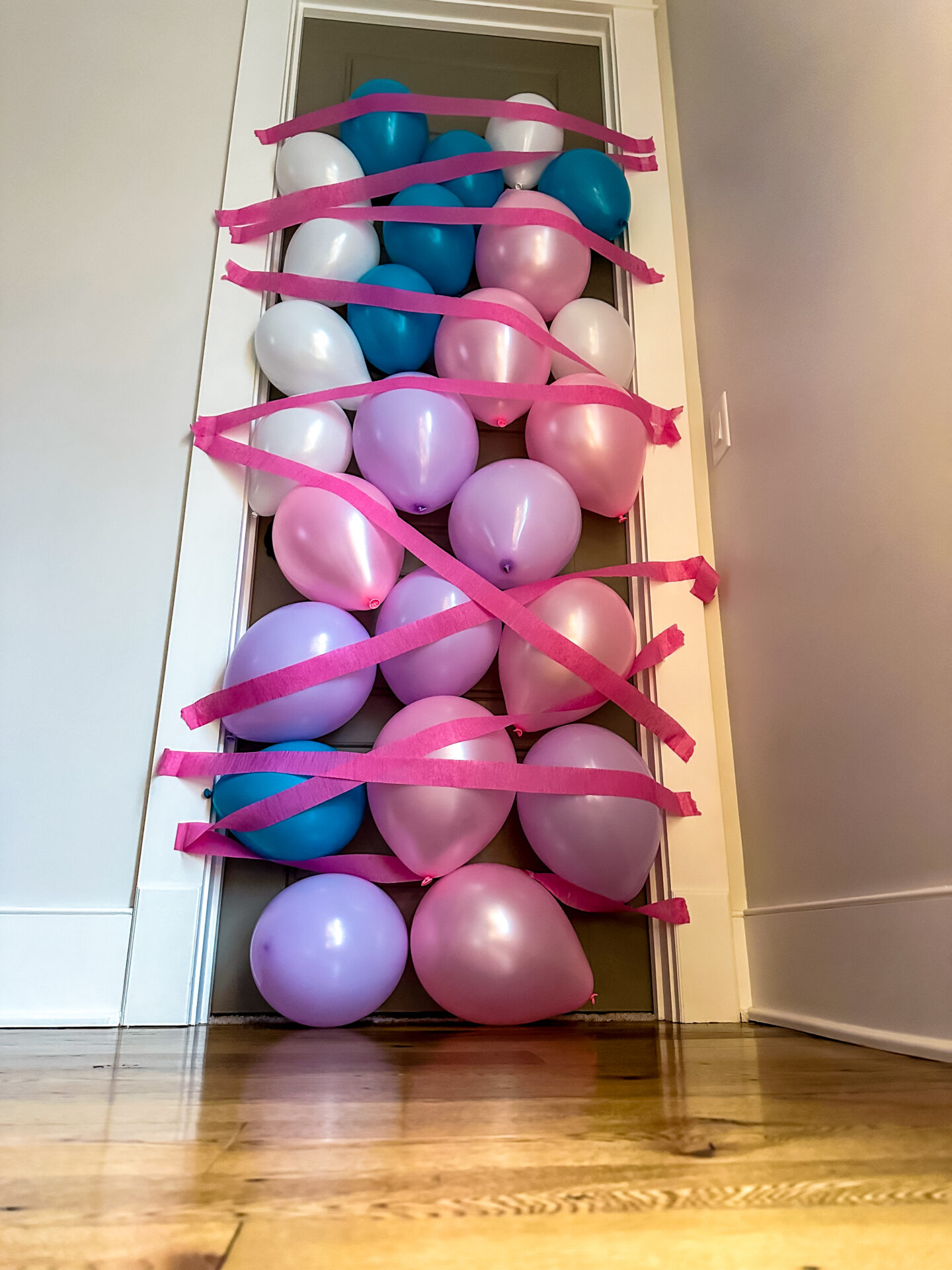 birthday door decorations for kids by lifestyle blogger Angela Lanter