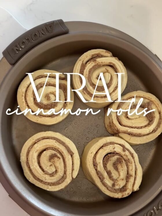 VIRAL Tiktok Cinnamon Rolls with Heavy Cream by lifestyle blogger Angela Lanter