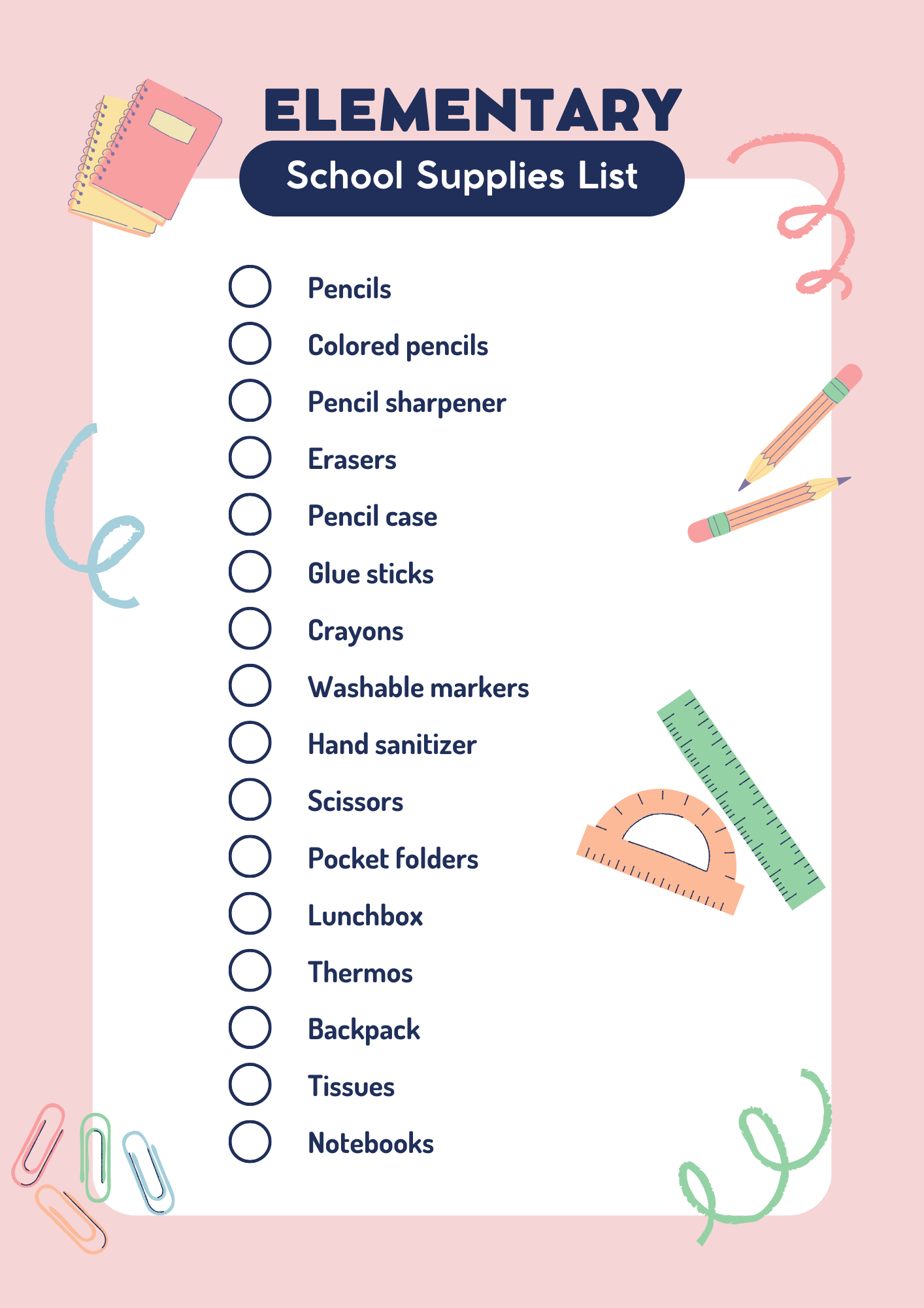 back to school checklist by blogger Angela Lanter