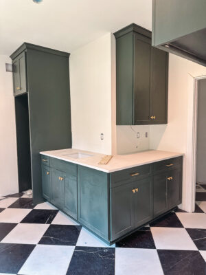 Laundry Room & Mud Room Reveal: Custom Laundry Room Cabinets by lifestyle blogger Angela Lanter