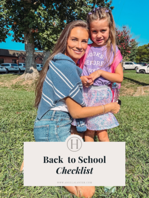 back to school checklist by lifestyle blogger angela lanter