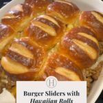 Perfect School Night Meal: Burger Sliders with Hawaiian Rolls