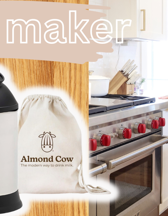 Almond Cow milk machine review by lifestyle blogger Angela Lanter