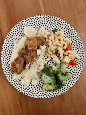 Crockpot Chicken with French Onion Soup Mix recipe by lifestyle blogger Angela Lanter