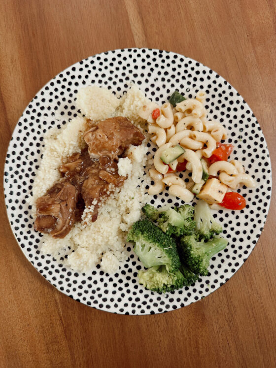 Crockpot Chicken with French Onion Soup Mix recipe by lifestyle blogger Angela Lanter