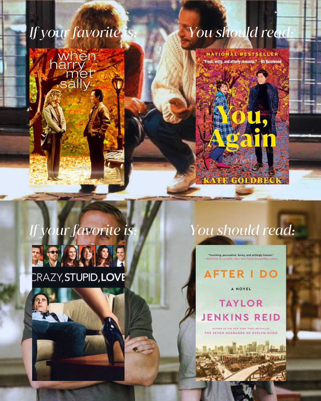 Popular Rom-Com Books Made To Movies